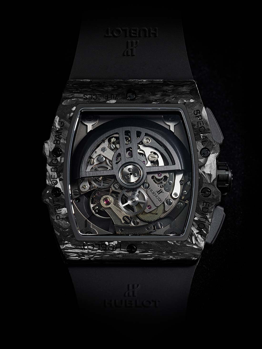HUBLOT ウブロ　スピリット オブ ビッグ・バン フロステッドカーボン　641.QK.0110.RX.YOS