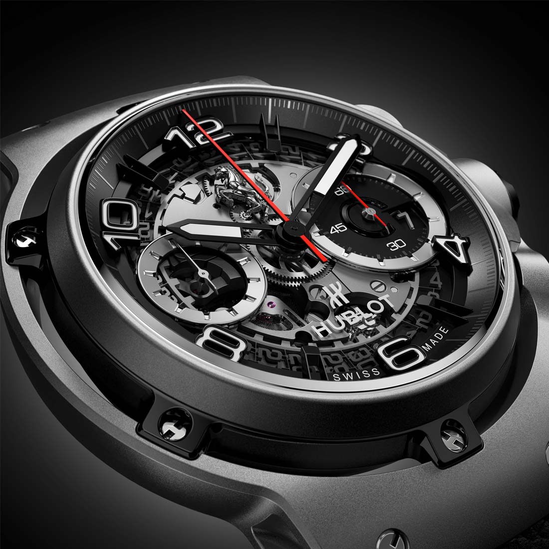 HUBLOT　ウブロ クラシック・フュージョン フェラーリ GT チタニウム 526.NX.0124.VR