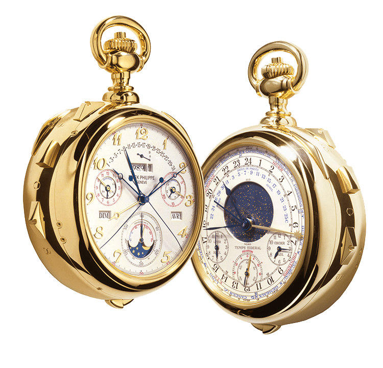 世界で4個のみ製作された「キャリバー89」。こちらの個体はパテック フィリップ・ミュージアムに展示されているイエローゴールド仕様のプロトタイプ。